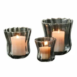 LOBERON Photophores|Porte-Bougies*Lot de 3 photophores Lovire