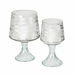 LOBERON Photophores|Porte-Bougies*Lot de 2 photophores Lynettes