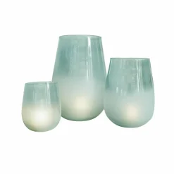 LOBERON Photophores|Porte-Bougies*Lot de 3 photophores Miristelle