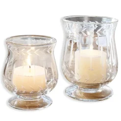 LOBERON Photophores|Porte-Bougies*Lot de 2 photophores Moon