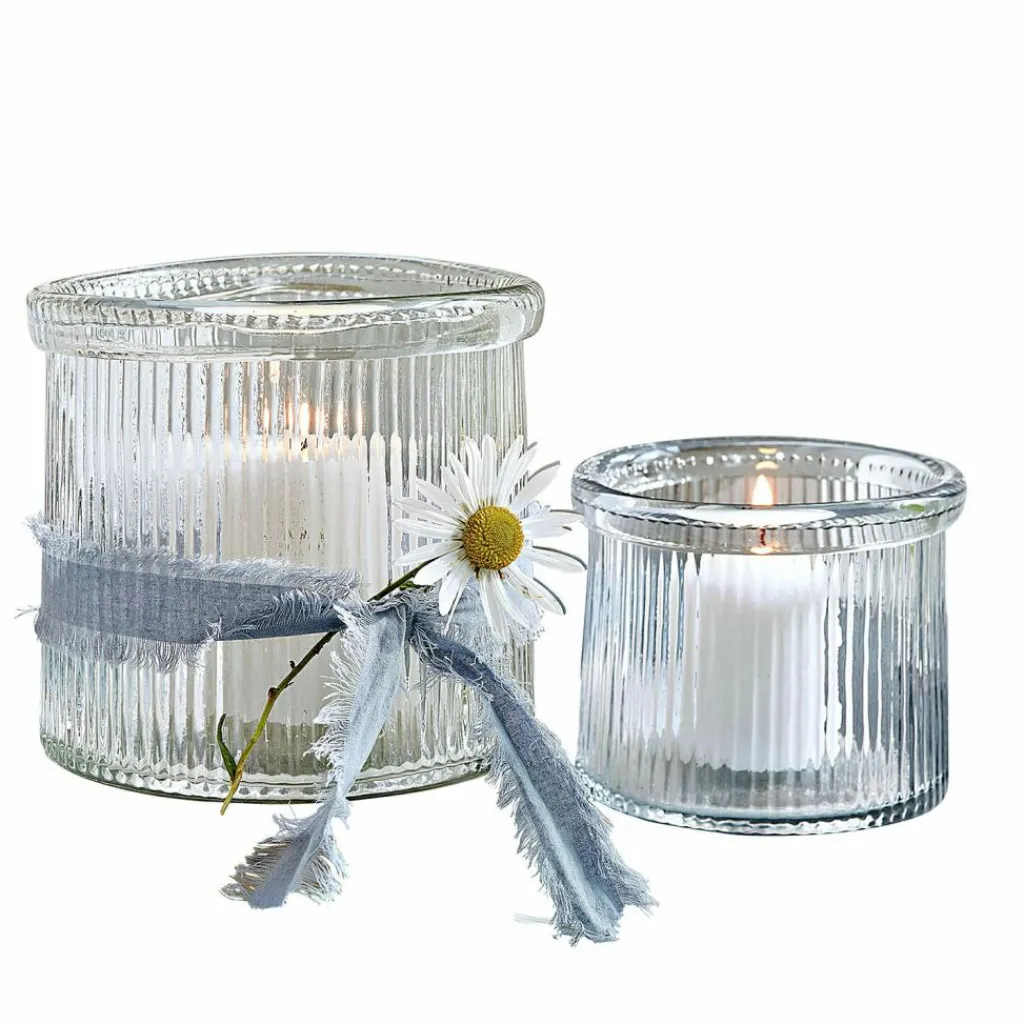 LOBERON Photophores|Porte-Bougies*Lot de 2 photophores Naisette