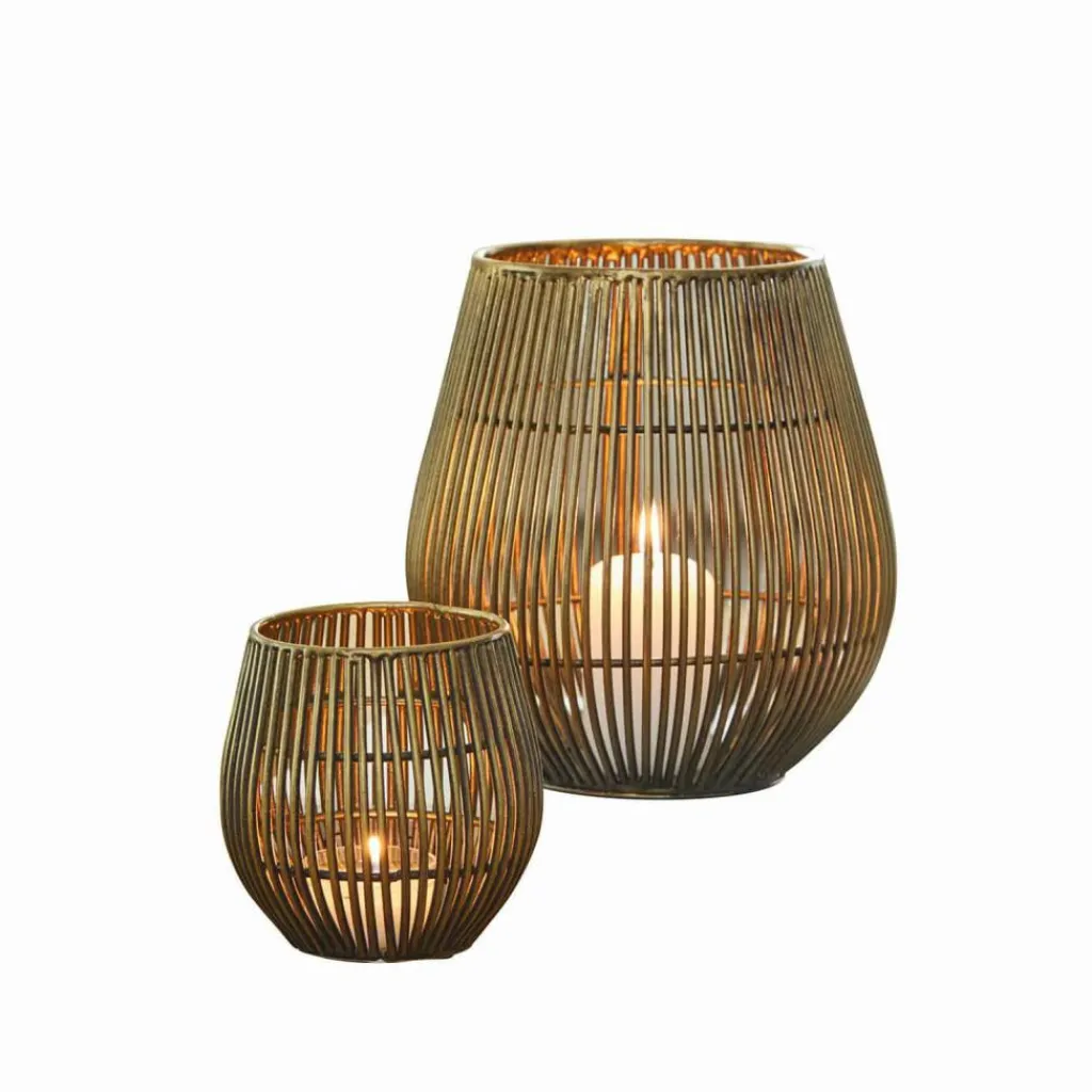 LOBERON Photophores|Porte-Bougies*Lot de 2 photophores Pontarino