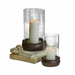 LOBERON Photophores|Porte-Bougies*Lot de 2 photophores Sivalor