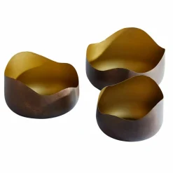 LOBERON Photophores|Porte-Bougies*Lot de 3 photophores Thalorion