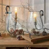 LOBERON Photophores|Porte-Bougies*Lot de 2 photophores Vermand