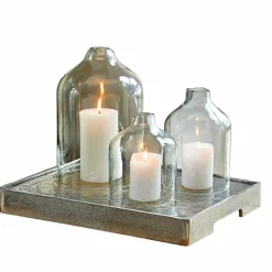 LOBERON Photophores|Porte-Bougies*Lot de 3 photophores Xalvent