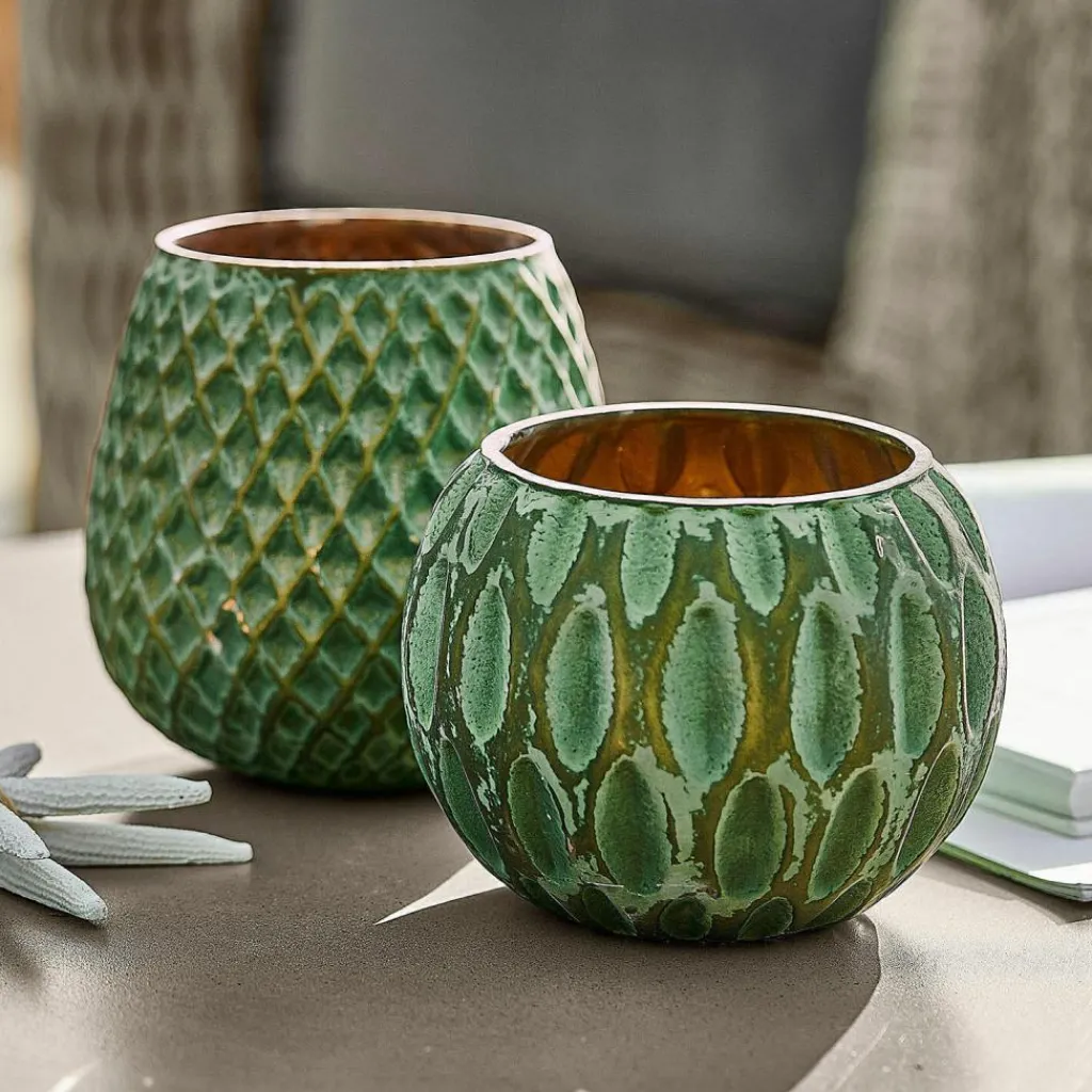 LOBERON Photophores|Porte-Bougies*Lot de 2 photophores Xerice