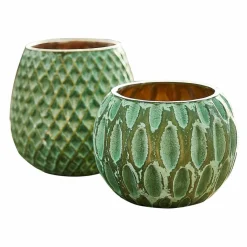 LOBERON Photophores|Porte-Bougies*Lot de 2 photophores Xerice