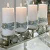 LOBERON Bougies|Porte-Bougies*Lot de 4 pin's décoratifs Brillliant Pins