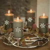 LOBERON Bougies|Couronnes De L'Avent*Lot de 4 pin’s décoratifs Volexi