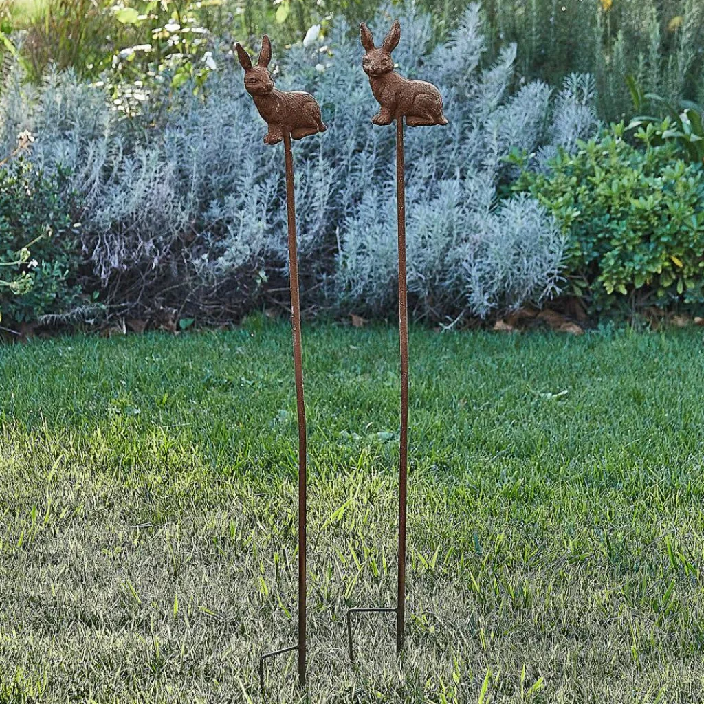 LOBERON Outils De Jardin*Lot de 2 piques de jardin Dariyah
