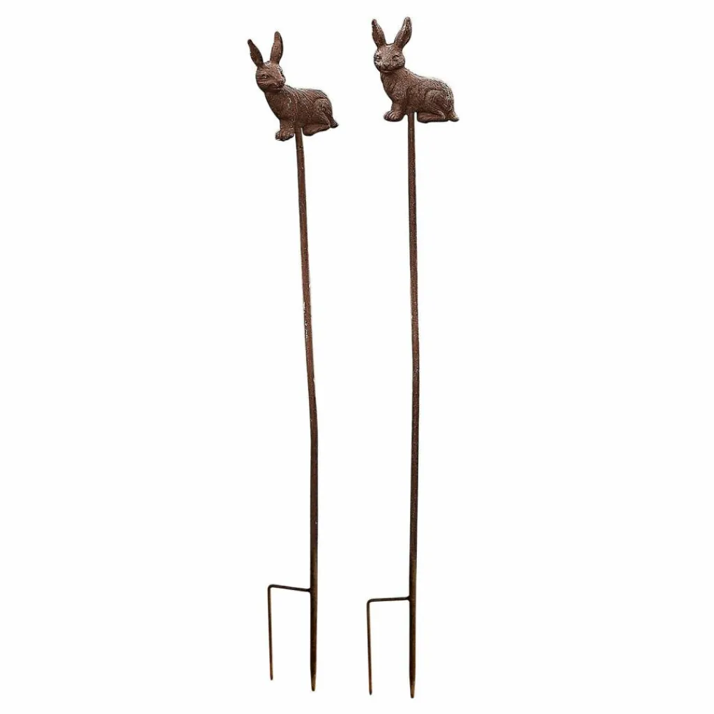 LOBERON Outils De Jardin*Lot de 2 piques de jardin Dariyah
