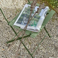 LOBERON Décorations De Jardin*Lot de 2 piques de jardin Papille