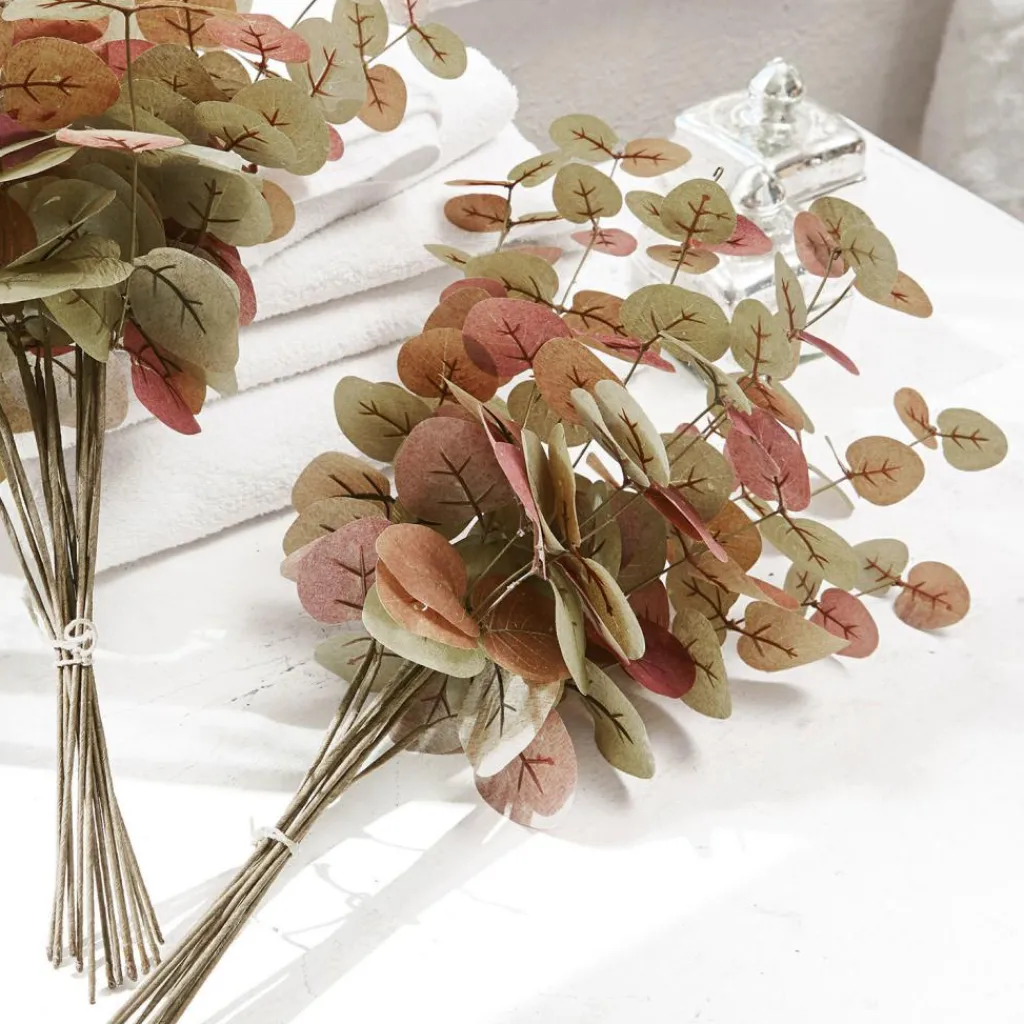 LOBERON Fleurs Séchées Et Artificielles|Décoration*Lot de 2 plantes décoratives Pignon