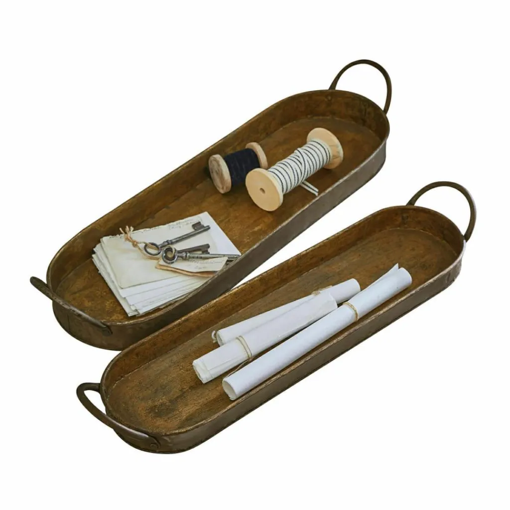 LOBERON Plateaux|Plateaux*Lot de 2 plateaux Célianne