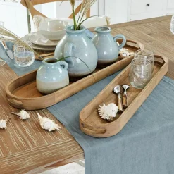 LOBERON Plateaux|Accessoires De Table*Lot de 2 plateaux Zephyria