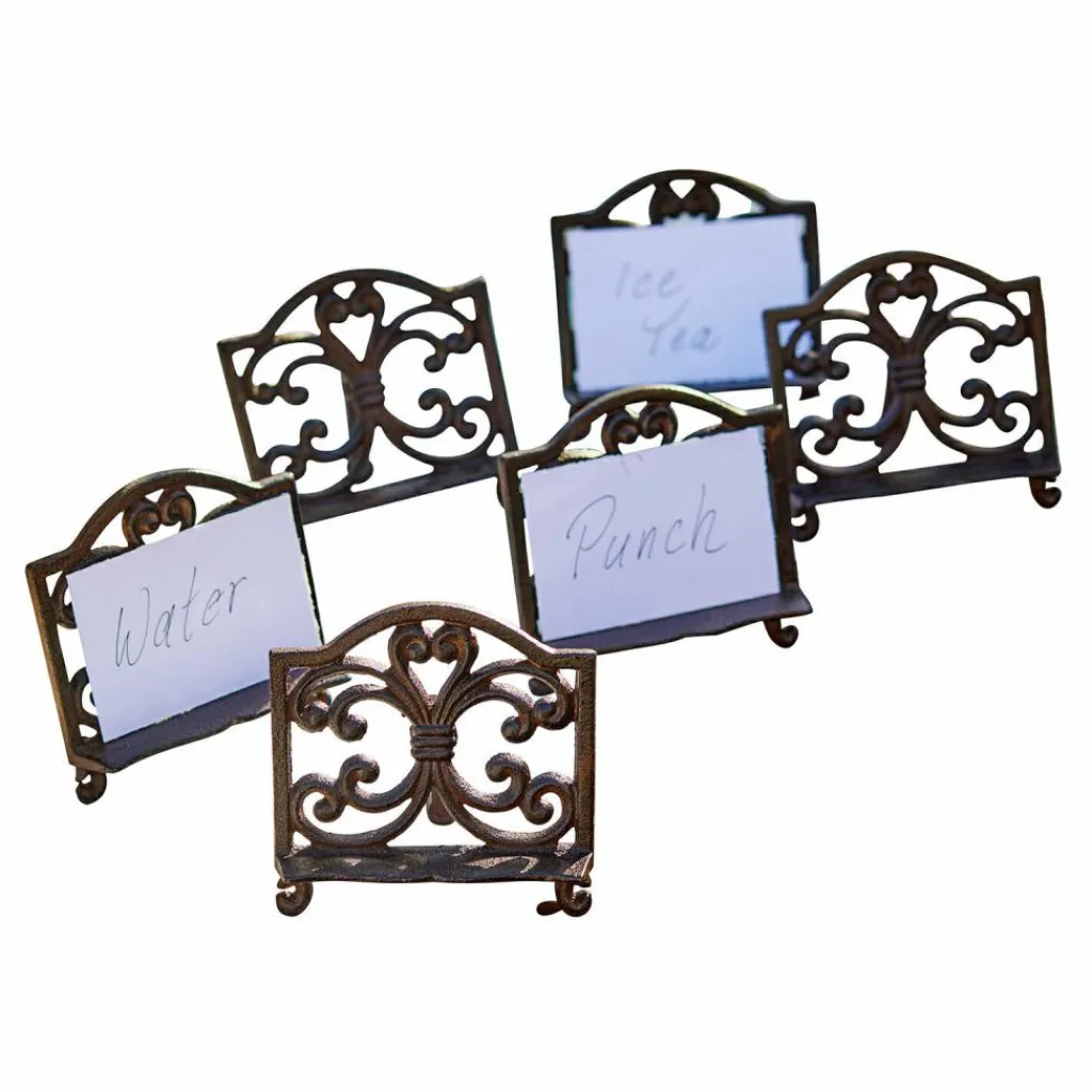 LOBERON Ustensiles De Cuisine|Accessoires De Table*Lot de 6 porte-cartes Plesnois