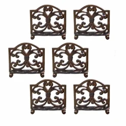 LOBERON Ustensiles De Cuisine|Accessoires De Table*Lot de 6 porte-cartes Plesnois
