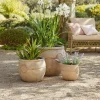 LOBERON Cache-Pots Et Amphores*Lot de 3 pots de fleurs Clorivon