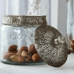LOBERON Pots|Coupes Et Pots*Lot de 2 pots en verre Laurnena