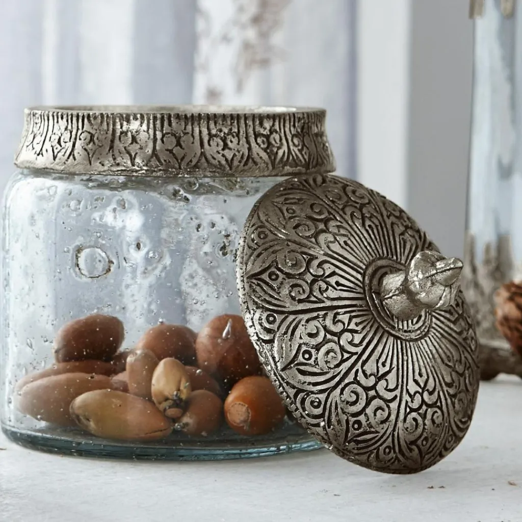 LOBERON Pots|Coupes Et Pots*Lot de 2 pots en verre Laurnena