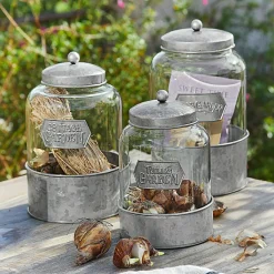 LOBERON Boîtes Et Cloches En Verre|Boîtes Et Cloches En Verre*Lot de 3 pots Jaubert