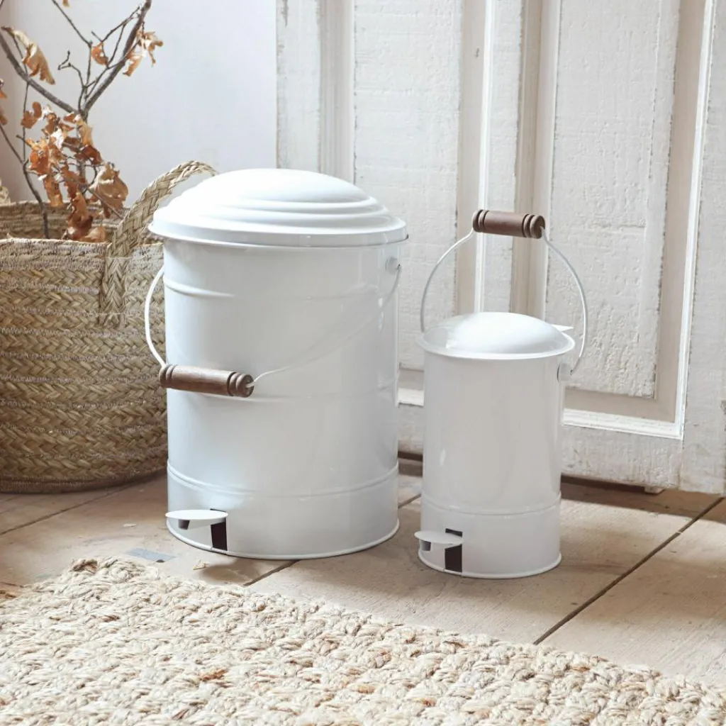 LOBERON Rangements|Rangements*Lot de 2 poubelles Pernell