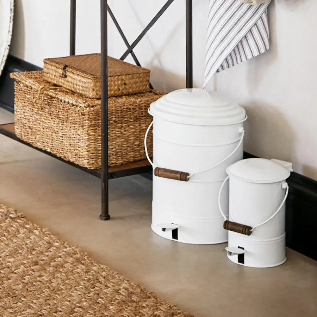 LOBERON Rangements|Rangements*Lot de 2 poubelles Pernell