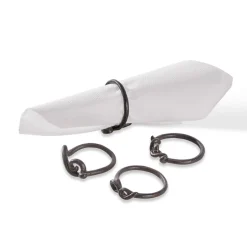LOBERON Ustensiles De Cuisine|Accessoires De Table*Lot de 4 ronds de serviettes Astor