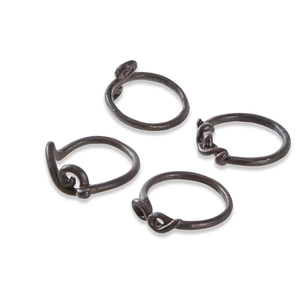 LOBERON Ustensiles De Cuisine|Accessoires De Table*Lot de 4 ronds de serviettes Astor