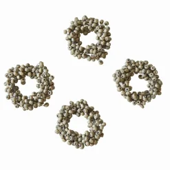 LOBERON Ustensiles De Cuisine|Accessoires De Table*Lot de 4 ronds de serviettes Costavio