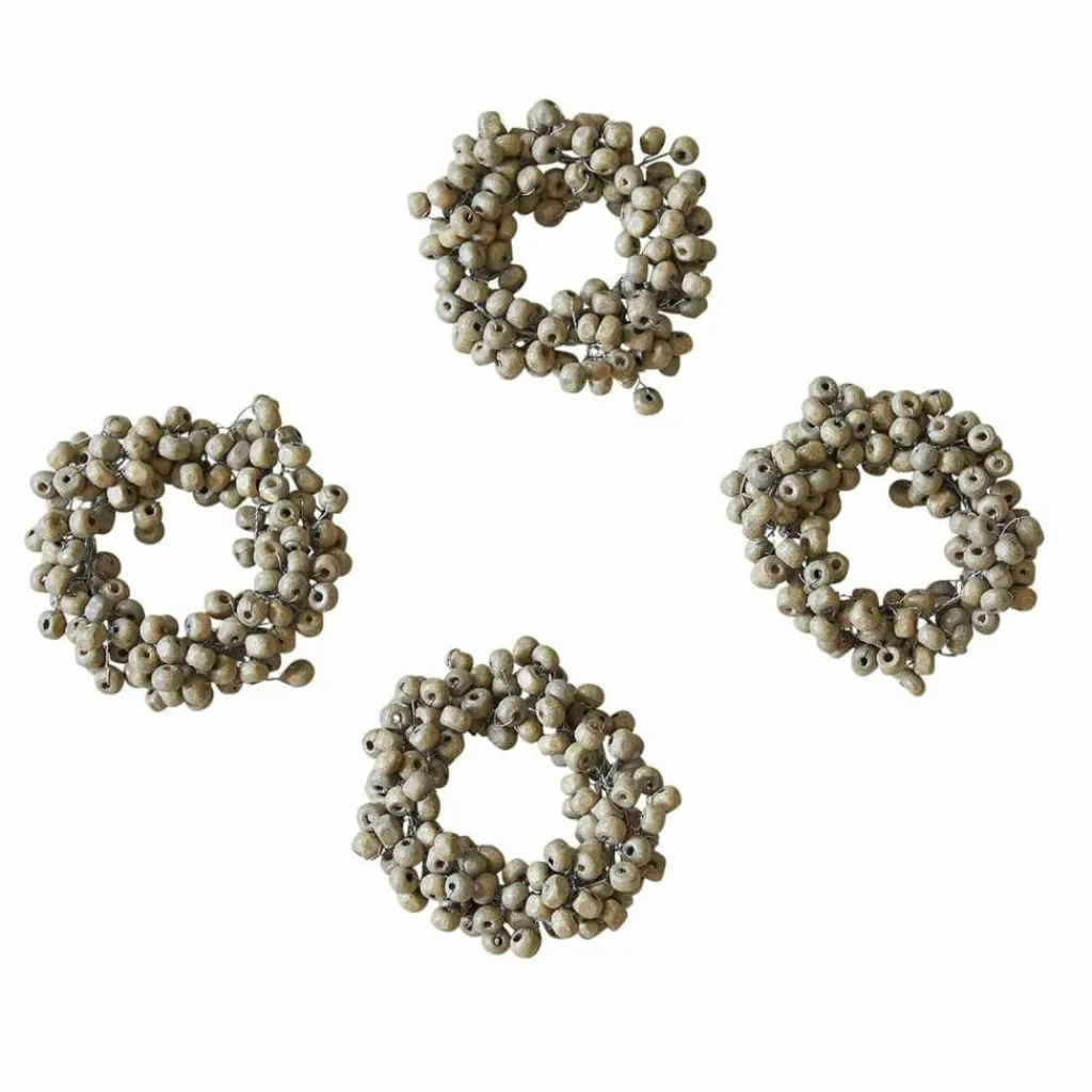 LOBERON Ustensiles De Cuisine|Accessoires De Table*Lot de 4 ronds de serviettes Costavio
