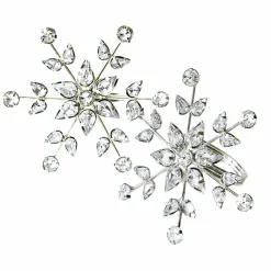 LOBERON Décorations De Table De Noël*Lot de 2 ronds de serviette Sophie