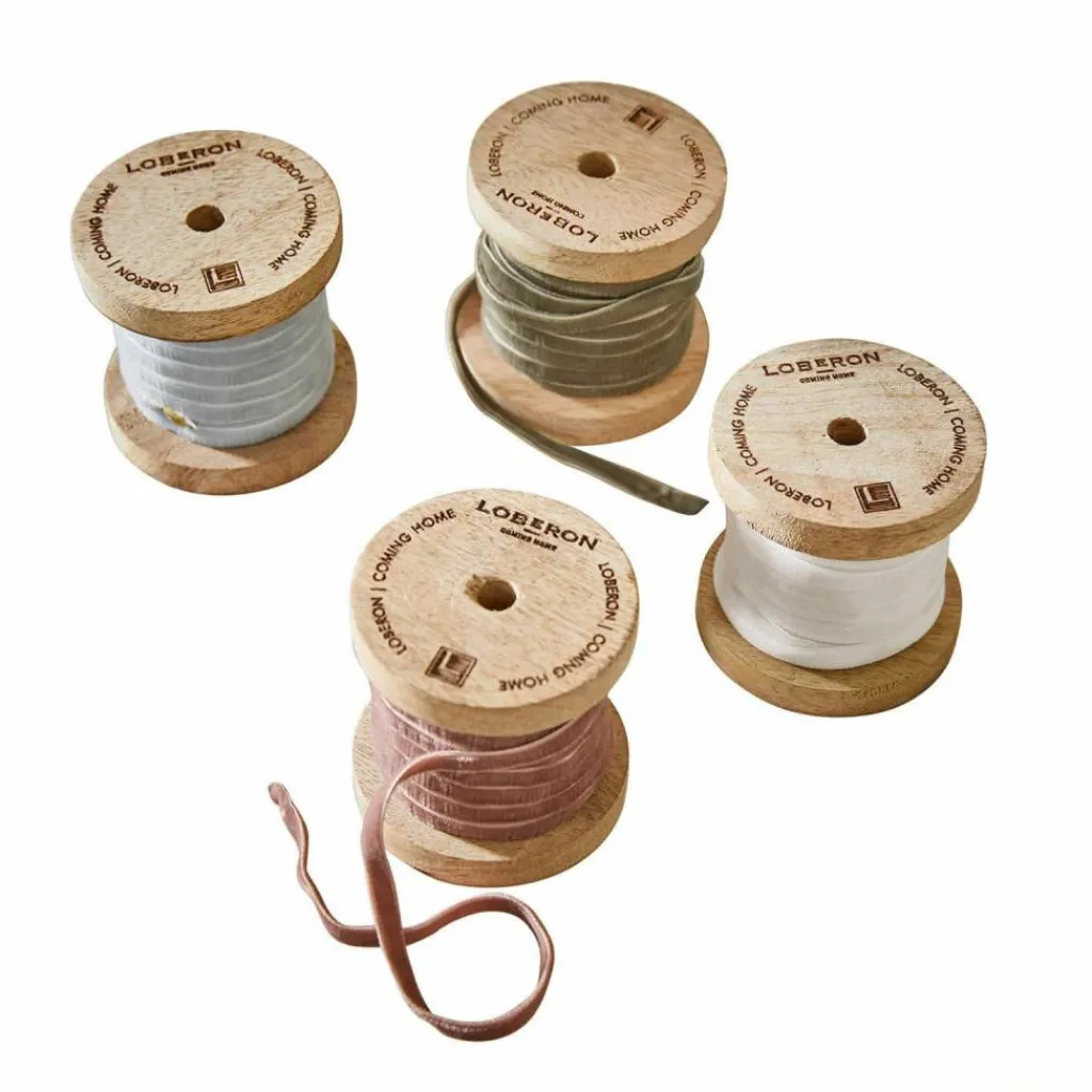 LOBERON Emballages Cadeaux|Accessoires*Lot de 4 rubans de velours Hilary