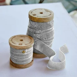 LOBERON Emballages Cadeaux|Papeterie*Lot de 2 rubans en velours Risorio