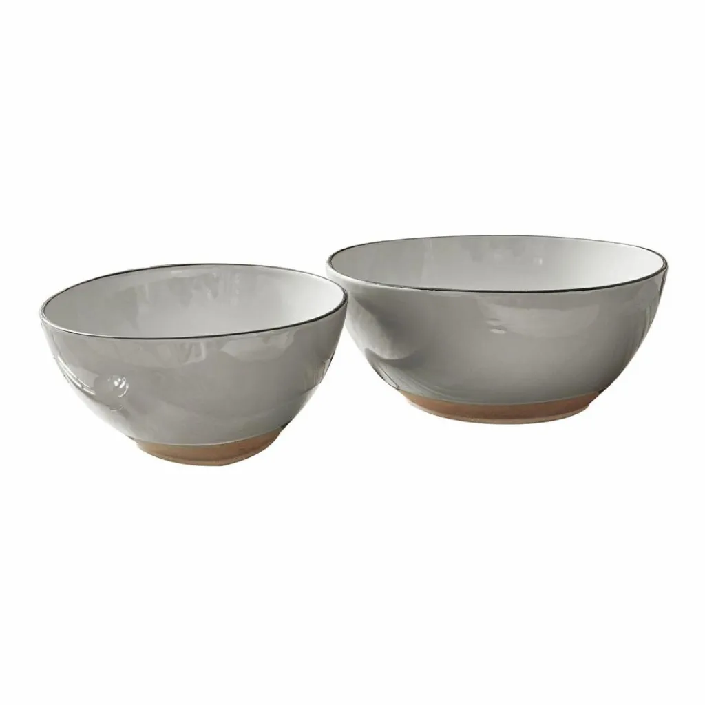 LOBERON Vaisselle|Vaisselle*Lot de 2 saladiers Biarré