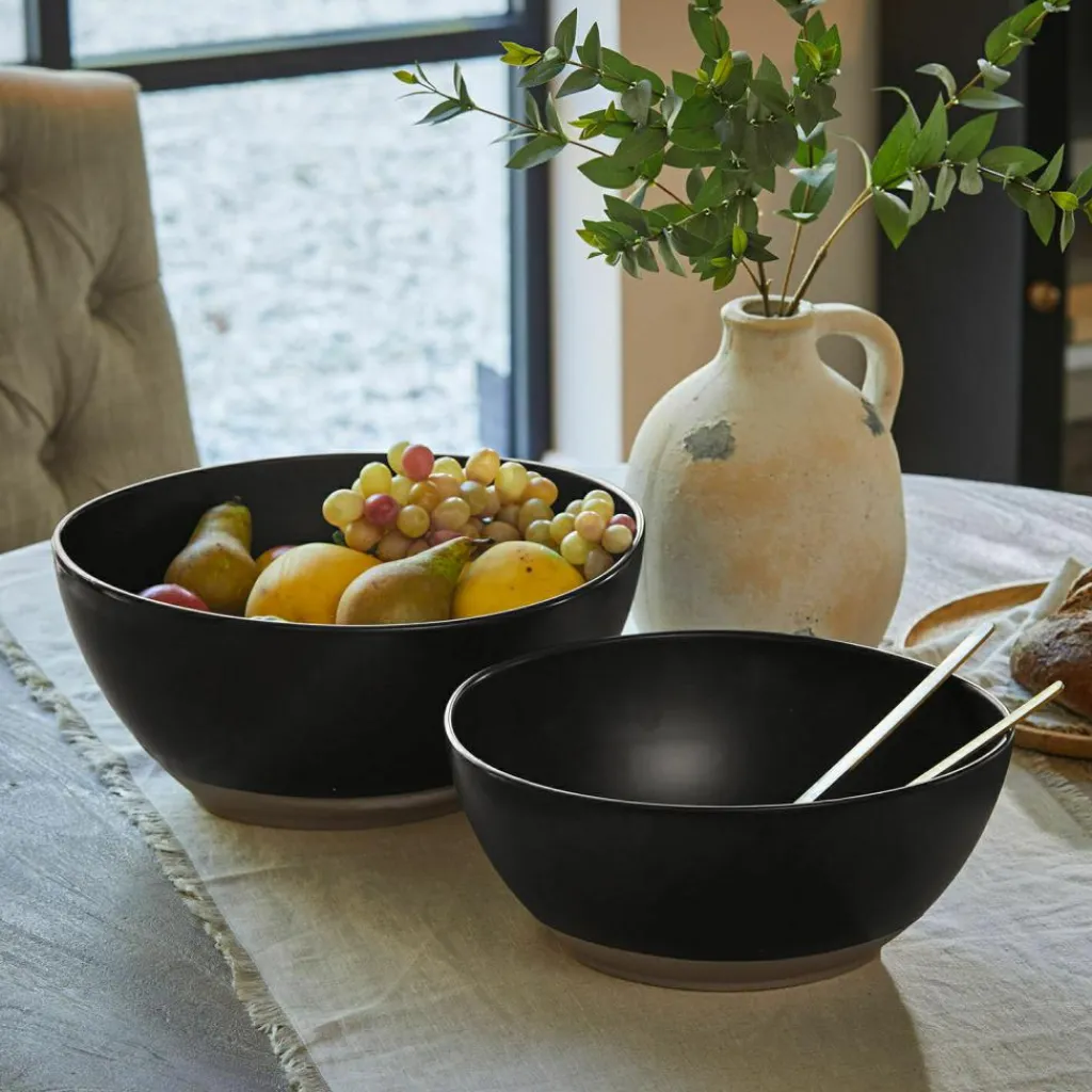 LOBERON Vaisselle|Vaisselle*Lot de 2 saladiers Biarré