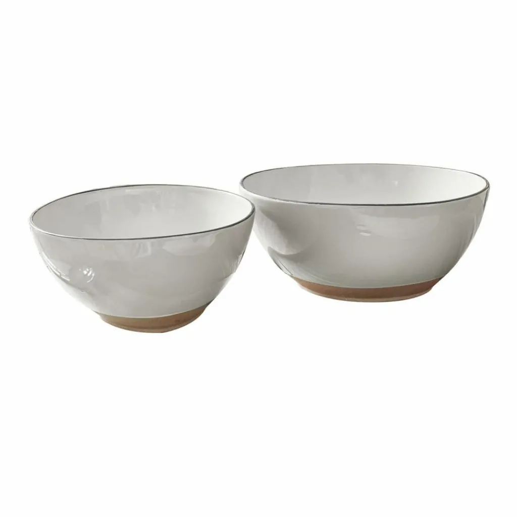LOBERON Vaisselle|Vaisselle*Lot de 2 saladiers Biarré