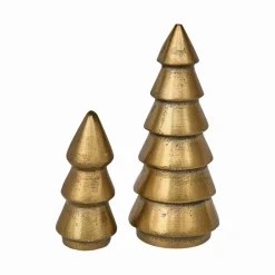 LOBERON Objets Décoratifs De Noël*Lot de 2 sapins décoratifs Zarilith