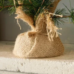 LOBERON Objets Décoratifs De Noël*Lot de 2 sapins décoratifs Bohicon
