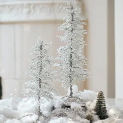 LOBERON Objets Décoratifs De Noël*Lot de 2 sapins décoratifs Grenville
