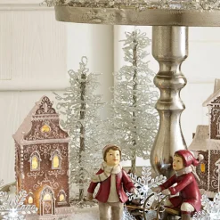 LOBERON Objets Décoratifs De Noël*Lot de 2 sapins décoratifs Grenville