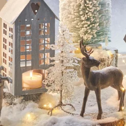 LOBERON Objets Décoratifs De Noël*Lot de 2 sapins décoratifs Grenville