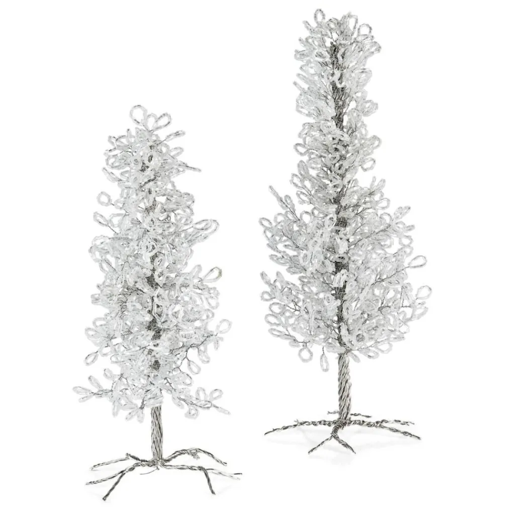 LOBERON Objets Décoratifs De Noël*Lot de 2 sapins décoratifs Grenville