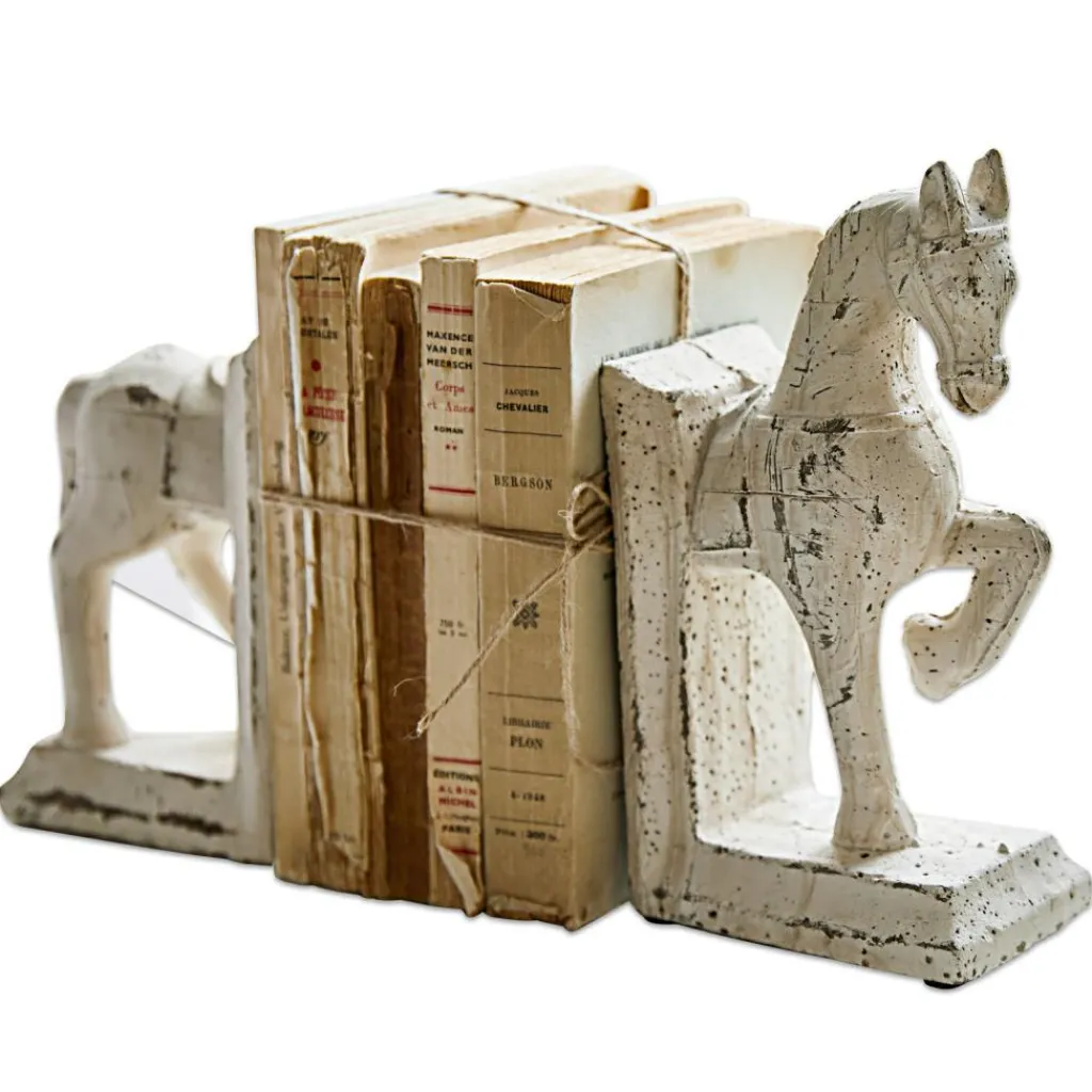 LOBERON Objets Décoratifs|Accessoires*Lot de 2 serre-livres Horses