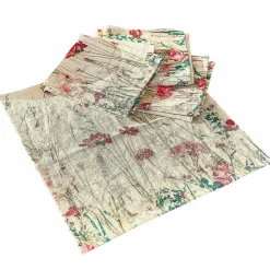 LOBERON Nappes|Linge De Table*Lot de 4 serviettes Briovene