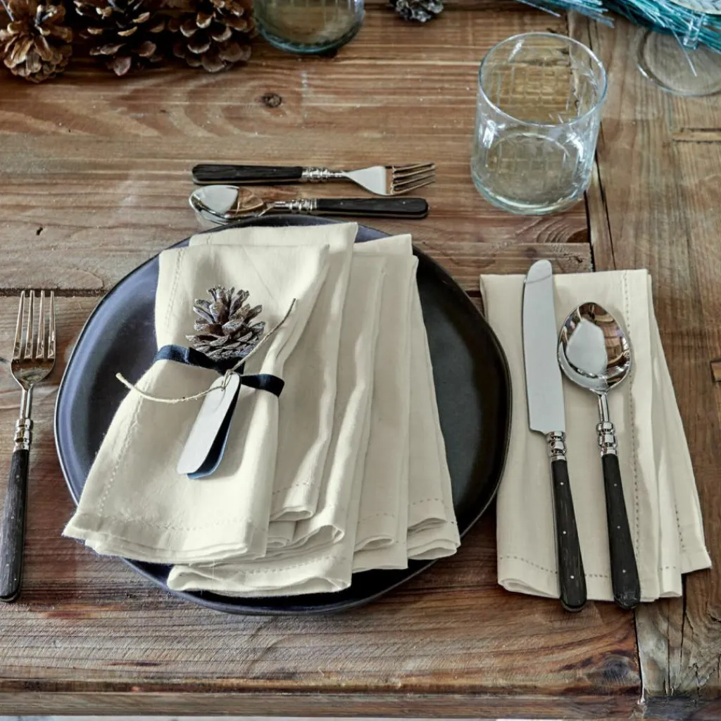 LOBERON Nappes|Linge De Table*Lot de 6 serviettes de table Fibi