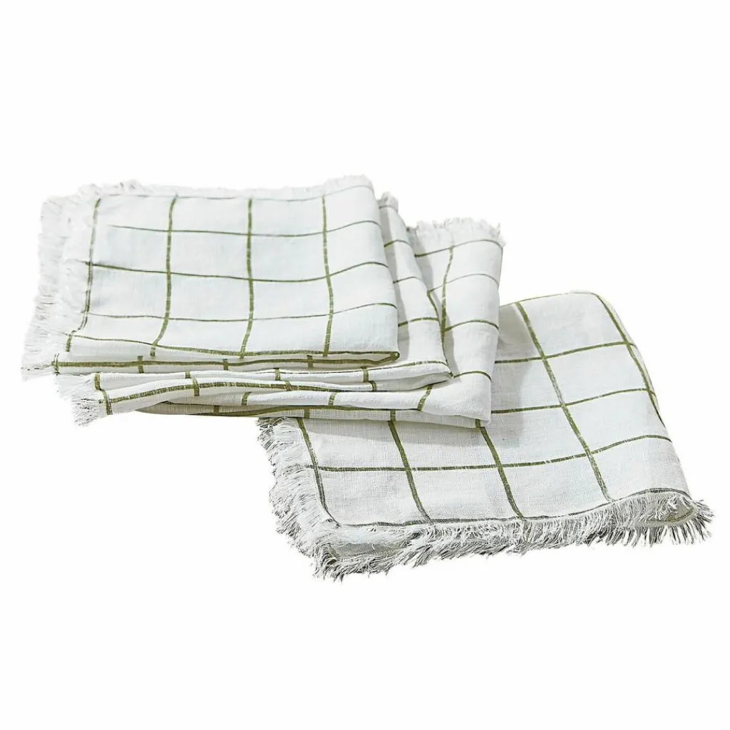 LOBERON Nappes|Linge De Table*Lot de 4 serviettes de table Klivento