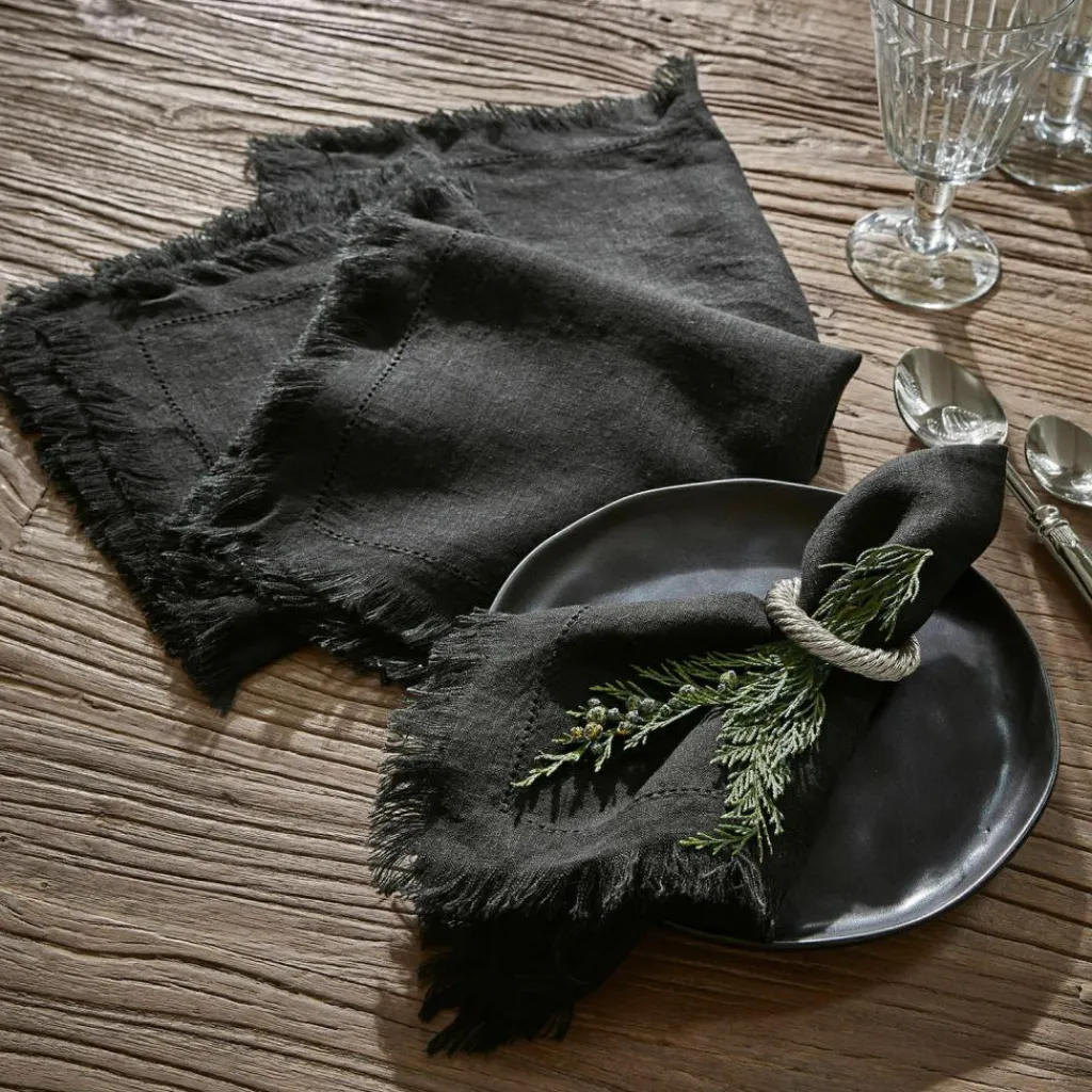 LOBERON Nappes|Linge De Table*Lot de 4 serviettes de table Pibrac