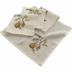 LOBERON Nappes|Linge De Table*Lot de 4 serviettes de table Tupisa